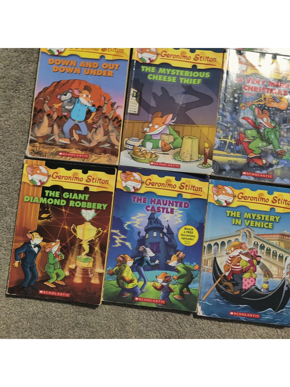Lot of 20 Geronimo Stilton Paperback Books Scholastic Chapter Book Bundle - Picture 6 of 16